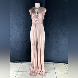 Chic Tan Maxi Dress